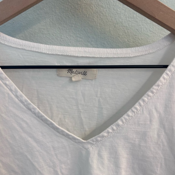 White V-Neck Women's Top - Picture 2 of 12